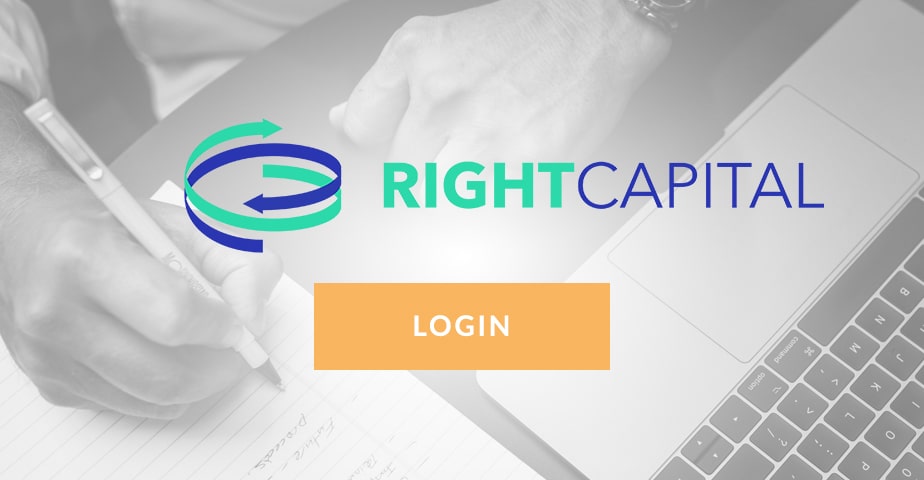 right capital client -  Access your accounts button